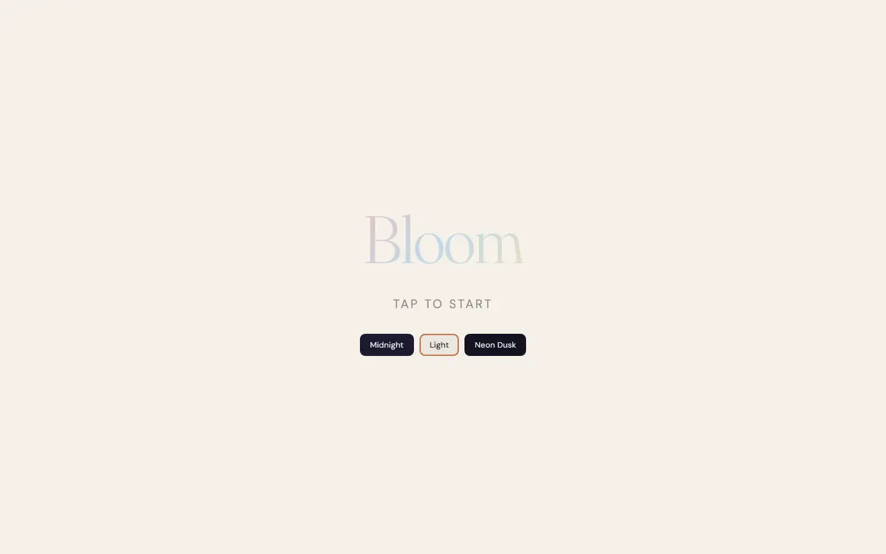 Bloom screenshot