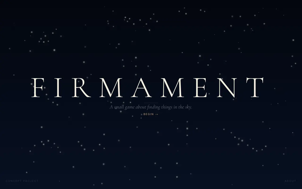 Firmament screenshot